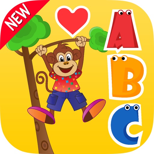 Abby Sunshine Kiwi Monkey - Learn Writing ABC icon