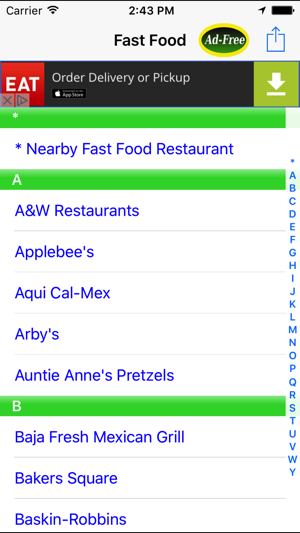 Fast Food Finder! Find FastFood Restaura