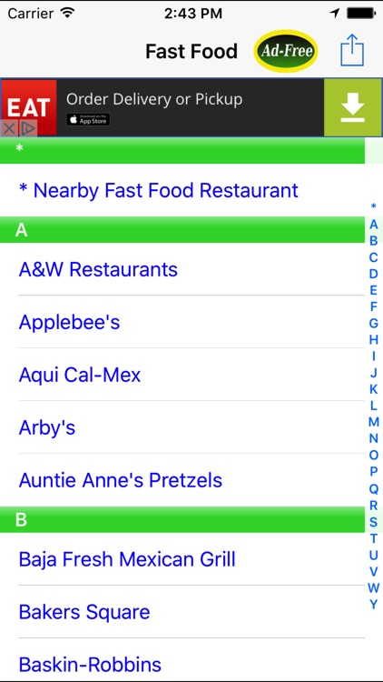 Fast Food Finder! Find FastFood Restaurants