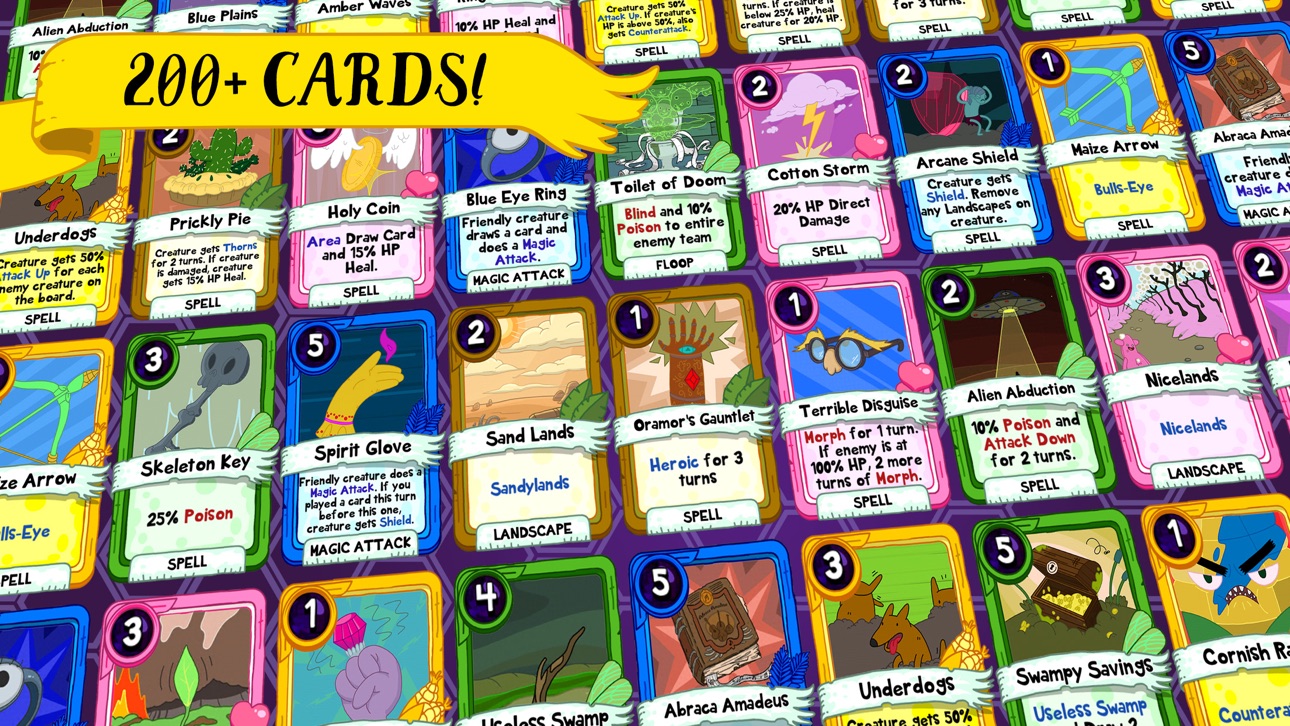 Card Wars Kingdom - Adventure Time Hack screenshot 3 - iOS game interface