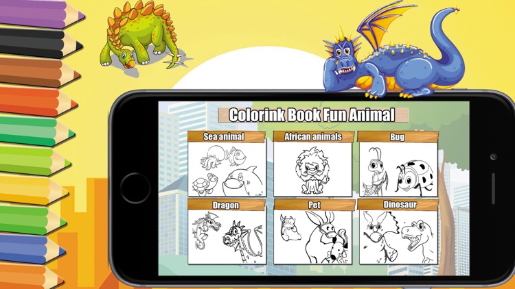 Kids Coloring Book : Fun Animal