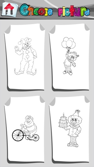 Clown Coloring Book App(圖2)-速報App