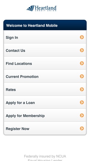 Heartland CU Mobile Banking