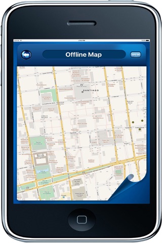 Santiago Chile Offline map screenshot 2