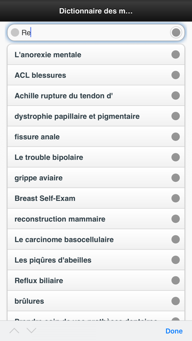 How to cancel & delete Dictionnaire Des Maladies from iphone & ipad 1