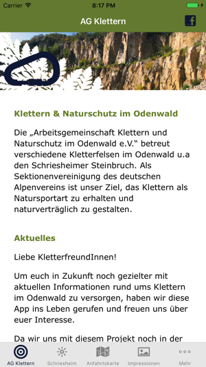 AG Klettern Odenwald(圖2)-速報App