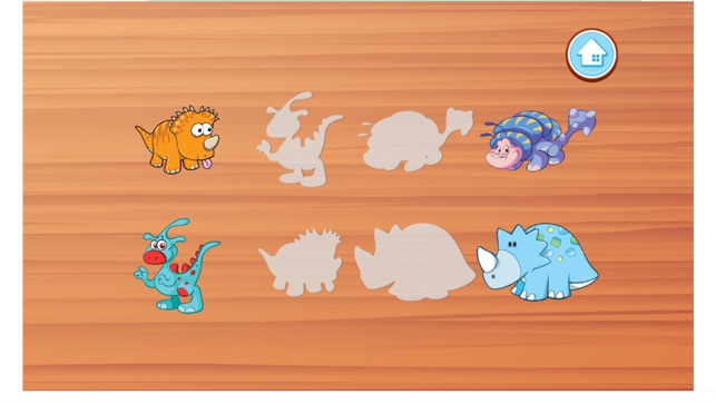 Dinosaurs Wooden Block Puzzles - For Kids,Toddlers(圖2)-速報App