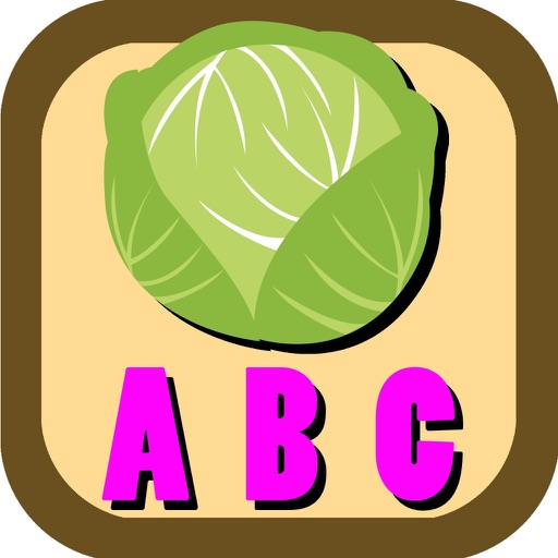 Vegetable ABC Preschool Dotted Draw icon