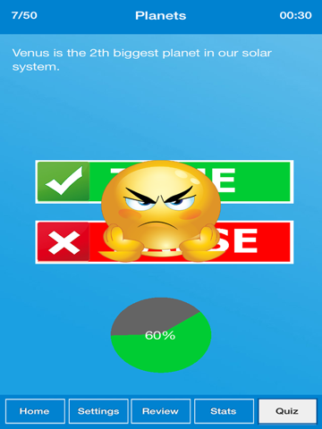 True False : Astronomy Quiz screenshot 3