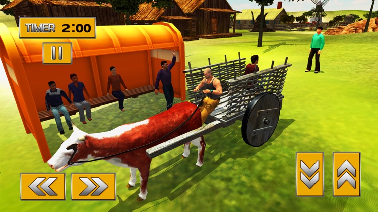 Offroad Bull Cart Hill Rider & Bullock Riding Sim