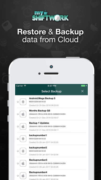 Shift Work Scheduling Calendar screenshot-4