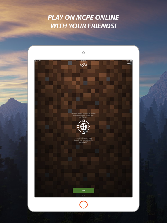 Серверы LEET для Minecraft PE для iPad