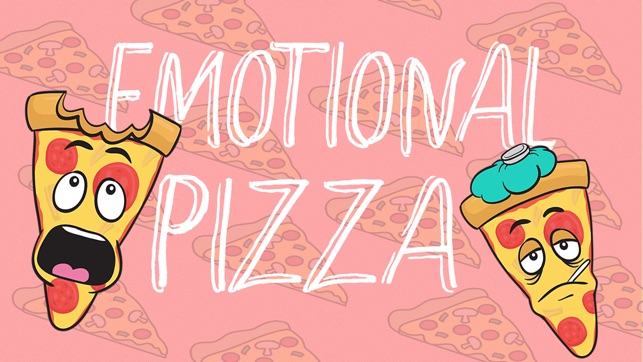 Emotional Pizza - Stickers for Pizza Lov