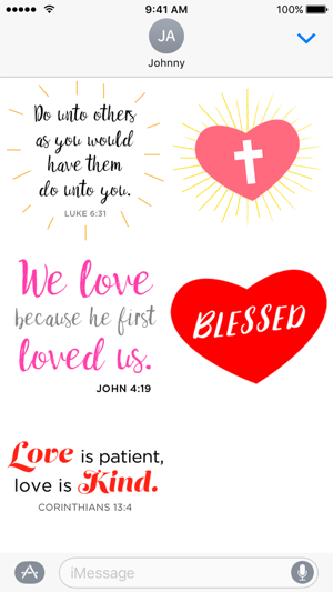 Blessed - Uplifting Bible Verse Stickers