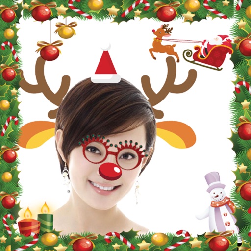 Christmas Photo Frames - Santa Stickers icon