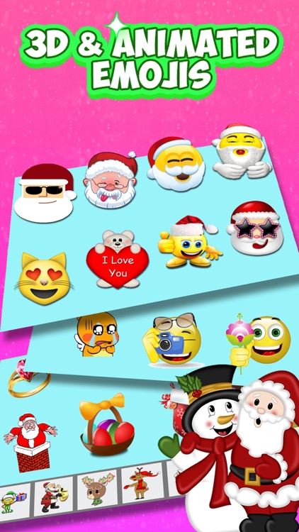Cmoji - real xmas sticker pack screenshot-3