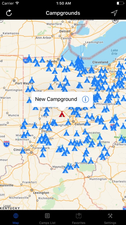 Ohio – Campgrounds & RV Parks