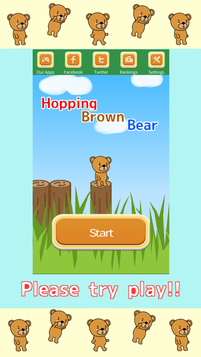 Hopping Brown Bear screenshot 4
