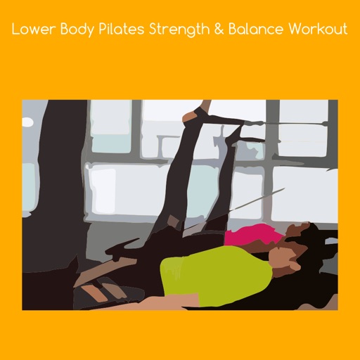 Lower body pilates strength and balance workout icon