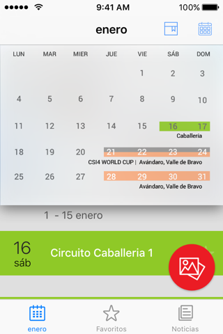Calendario Ecuestre 2017 screenshot 3