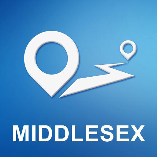 Middlesex, UK Offline GPS Navigation & Maps icon