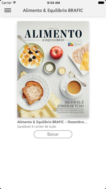 Alimento & Equilíbrio BRAFIC