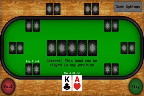 Texas Hold 'em or Fold 'em - Poker Trainer screenshot 2