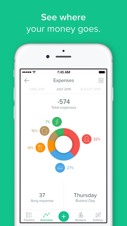 Spendee - budgeting app, money & expense tracker screenshot-0