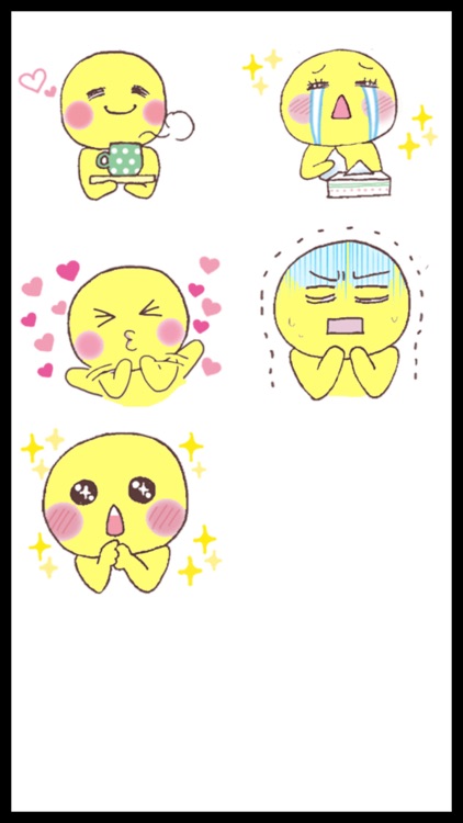 Funny Yellow Man Stickers screenshot-4