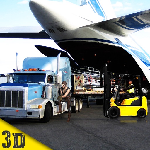 Truck Transporter Plane-Cargo & Parking Simulator icon