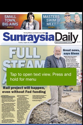 Sunraysia Daily screenshot 2