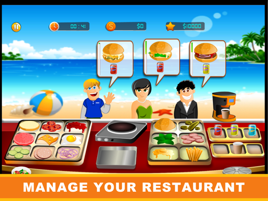 Cooking Burger Food: restaurant games screenshot 2