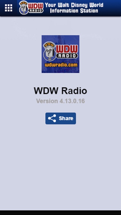 WDW Radio app