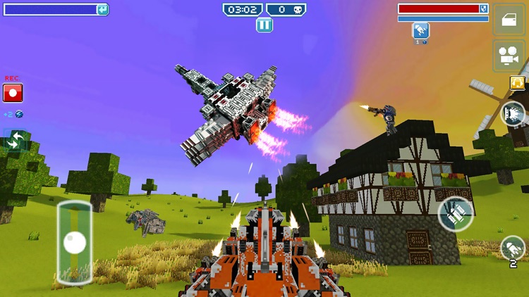 Blocky Cars Online — 3D shooting game screenshot-4