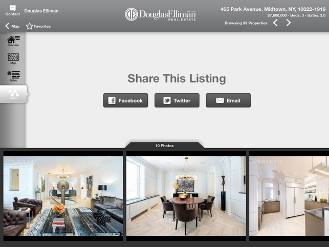 Douglas Elliman Real Estate for iPad(圖4)-速報App
