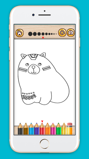 Animals Coloring Book Indian Style(圖4)-速報App