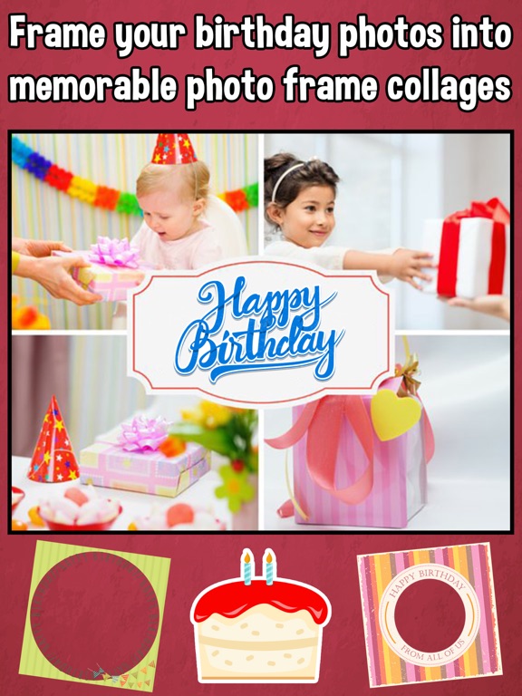 Birthday Collage Frames Photo Editor screenshot 2