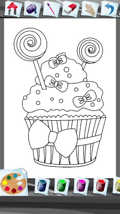 How to cancel & delete Cupcake Coloring Book App from iphone & ipad 3