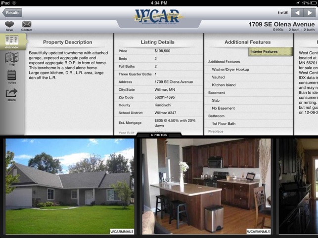 WCAR Homes For Sale for iPad(圖2)-速報App