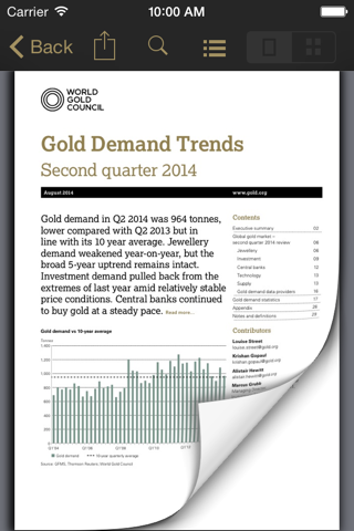 Gold Research: researching gold as an investment screenshot 3