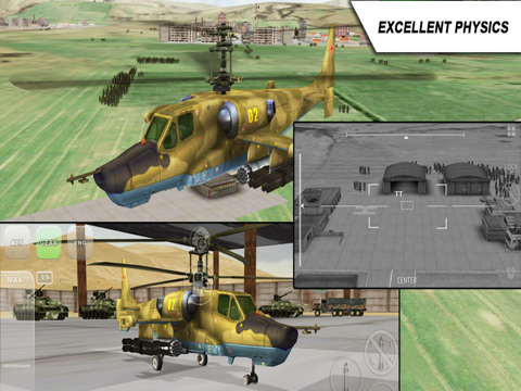 Helicopter sim Black Shark HD screenshot 3