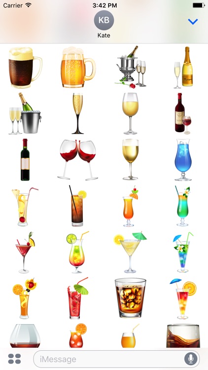 Beers & Drinks Stickers for iMessage