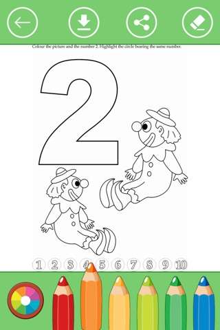 Kids learn math & numbers with coloring book. screenshot 2