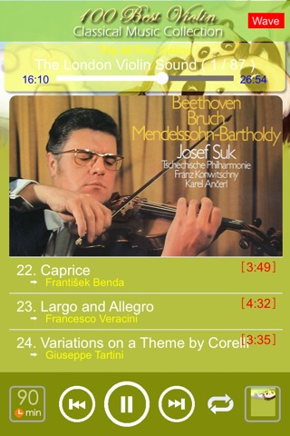 [5 CD]Classic Violin [100 Classical music] screenshot 4
