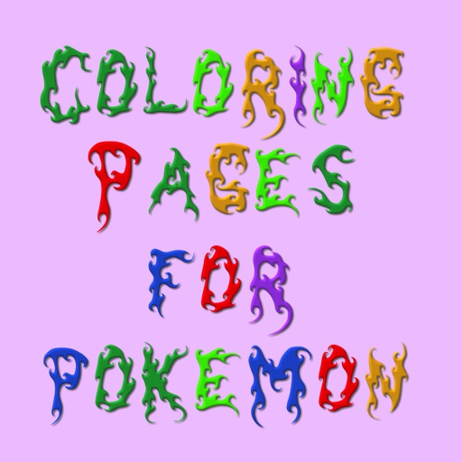 Coloring Pages For Pokemon Edition iOS App