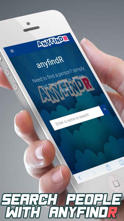 anyfindR - Find any person online in one search