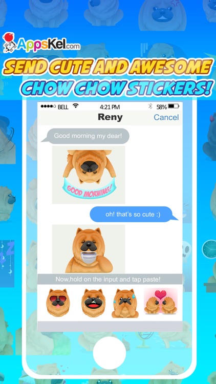 Chowmoji: Chow-Chow Dog Emoji & Stickers App
