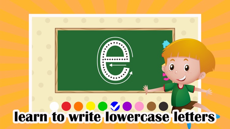 learning to write the alphabet for kids