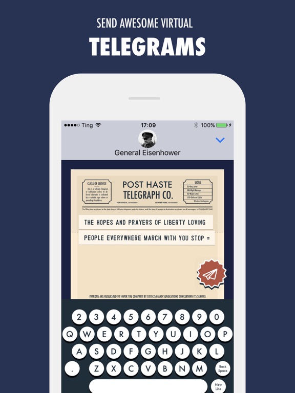Teletype - Send Instant Telegramsのおすすめ画像1