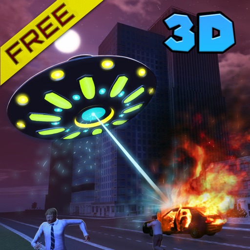 City UFO Flight Simulator 3D - 2